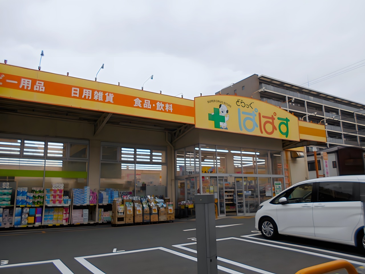 ドラックストア　どらっぐぱぱす 下丸子店（ドラッグストア）まで100m