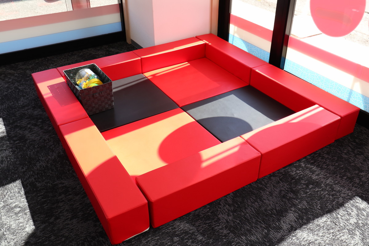 キッズコーナーがあります！お子様連れでも安心！