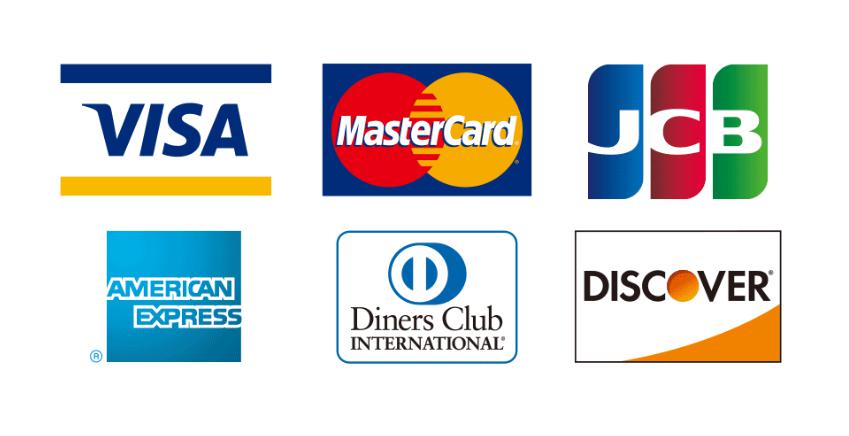 クレジットカードがご利用いただけます！分割払いも可能