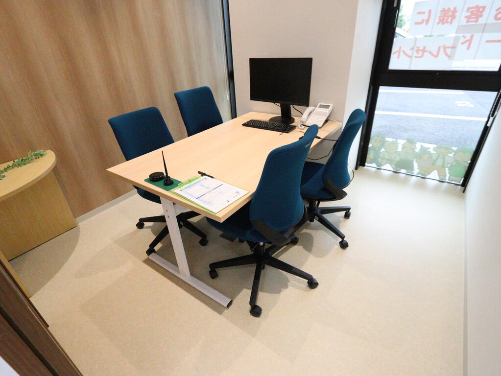 完全個室の接客スペース☆