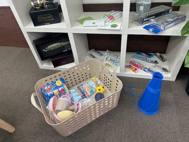 お子様もご機嫌(^^♪おもちゃコーナーあります