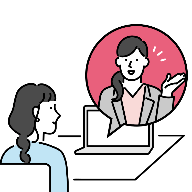 オンライン内見・相談サービスあります！ご来店不要。ご自宅でお部屋の見学ができます！<br>