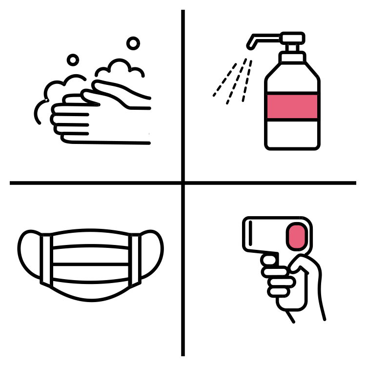 ◆新型コロナウイルス感染拡大防止対策を実施しています。