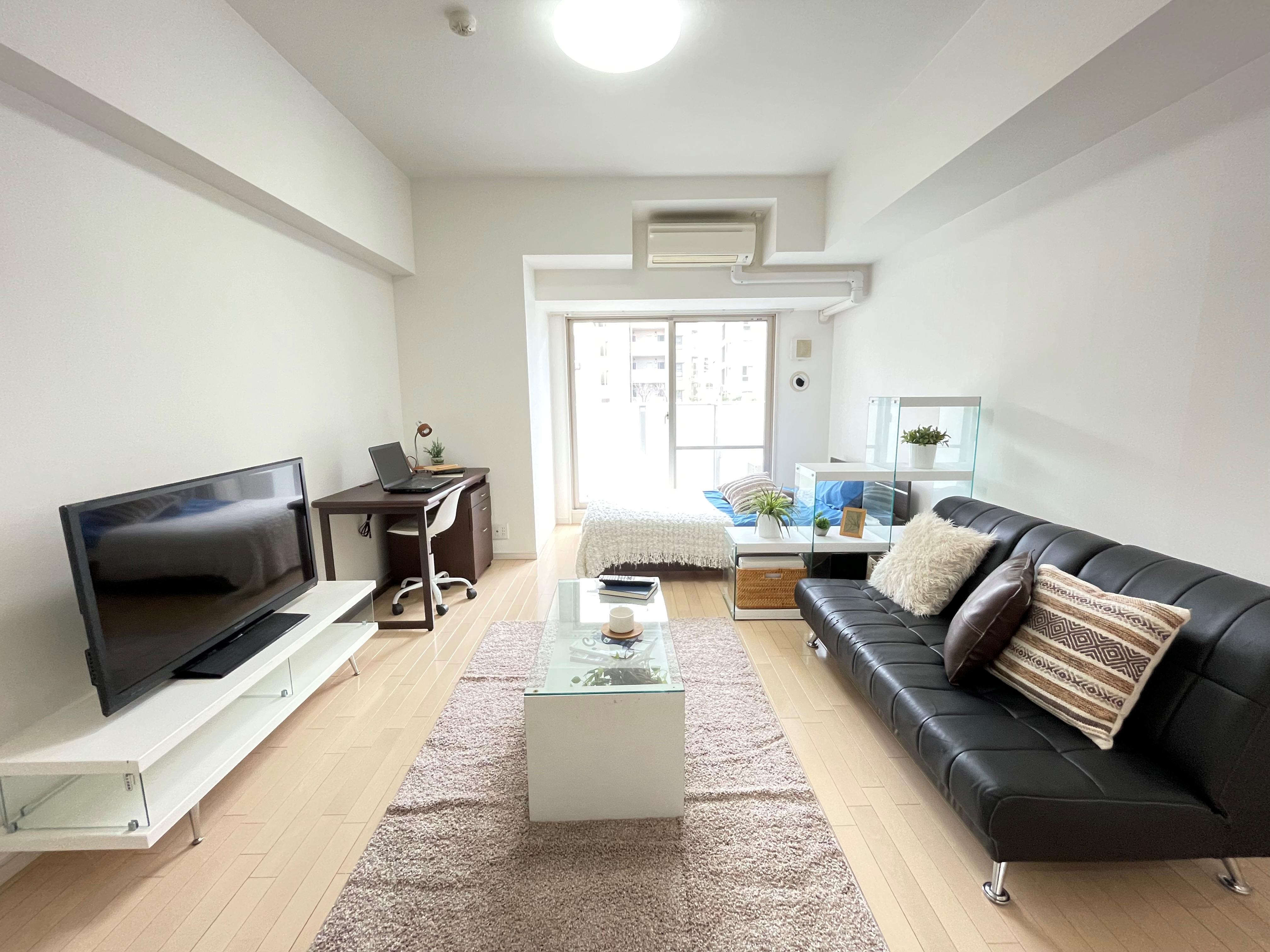 家具、家電を設置したお部屋がございます。また、気になったお部屋に家具、家電を設置してほしい場合もご相談ください。