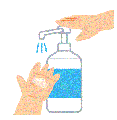 新型コロナウイルスの対策しています！！<br>