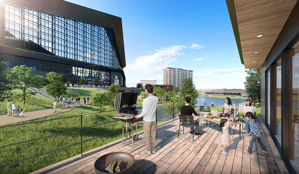 弊社は不動産業以外にも色々事業を行っておりますがその中でもFヴィレッジ内のグランピング施設経営しております♪