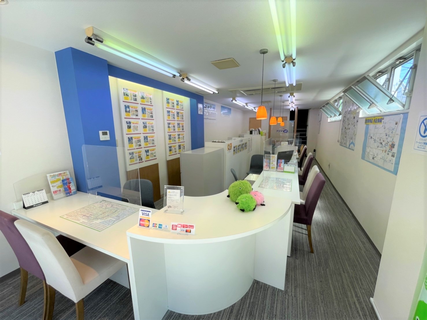 初期費用のクレジットカード払いが出来ます。お気軽にご相談ください。