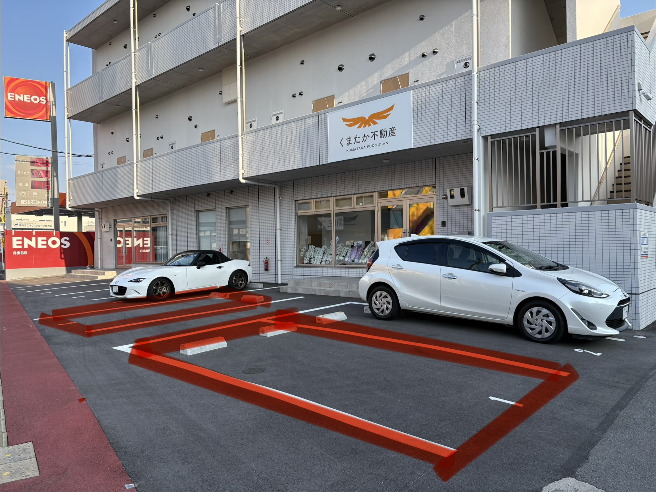 お客様用駐車場のご案内です♪