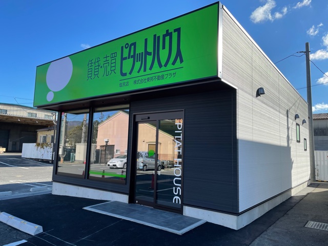 塩尻北ICを降りてすぐ・国道19号線沿い・アクセスのよい立地です