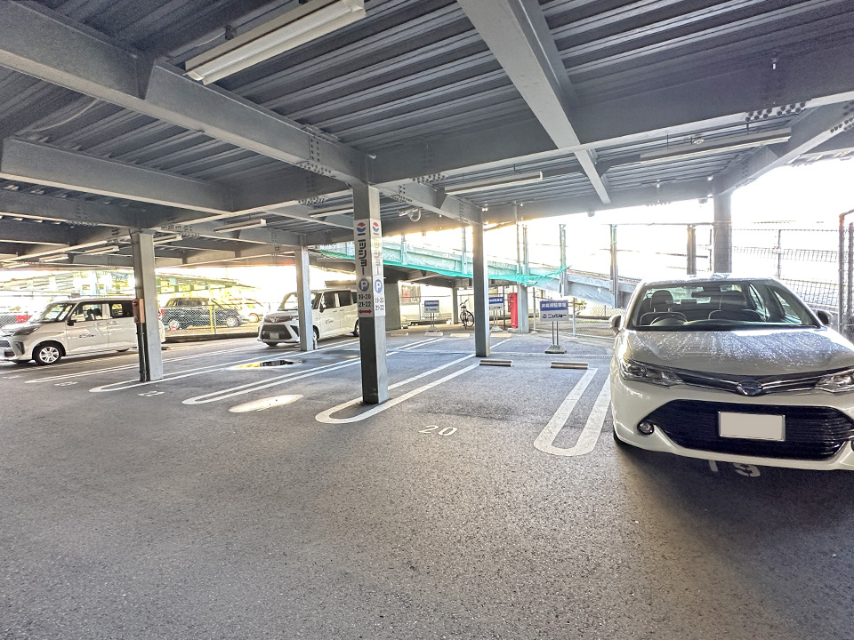 駐車場を完備しております。詳しくはご案内図をご覧ください。