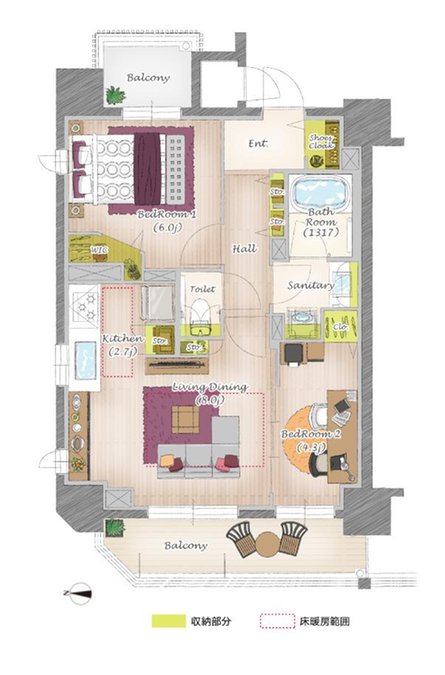 クレアホームズ フラン白石〈センタープレイス〉の取材レポート画像