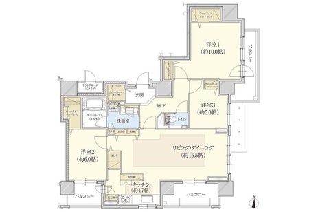 クレアホームズ札幌医大南〈ザ・プレミアム〉の室内の特徴画像
