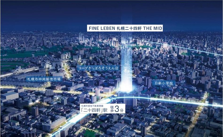 ファインレーベン札幌二十四軒 THE MIDの建物の特徴画像