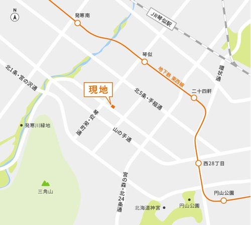 現地案内図