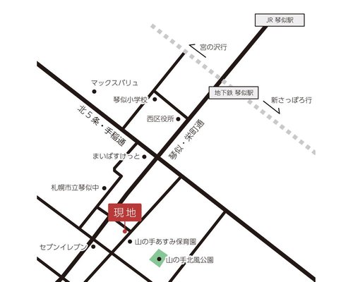 現地案内図