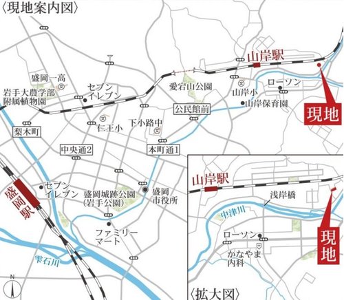 現地案内図
