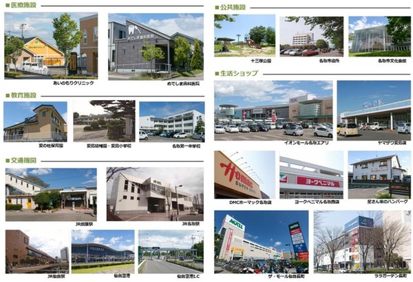 【ブランシエラガーデンめでしまの郷】注文住宅街区　全14区画/予告広告 現地案内図
