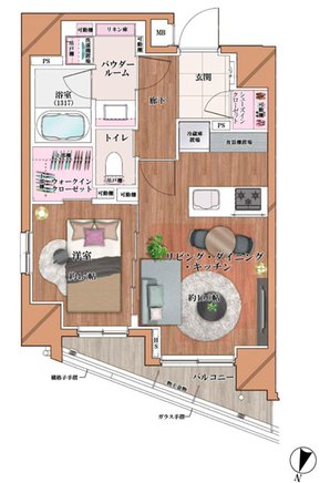 ヴァースクレイシアIDZ千代田岩本町の室内の特徴画像