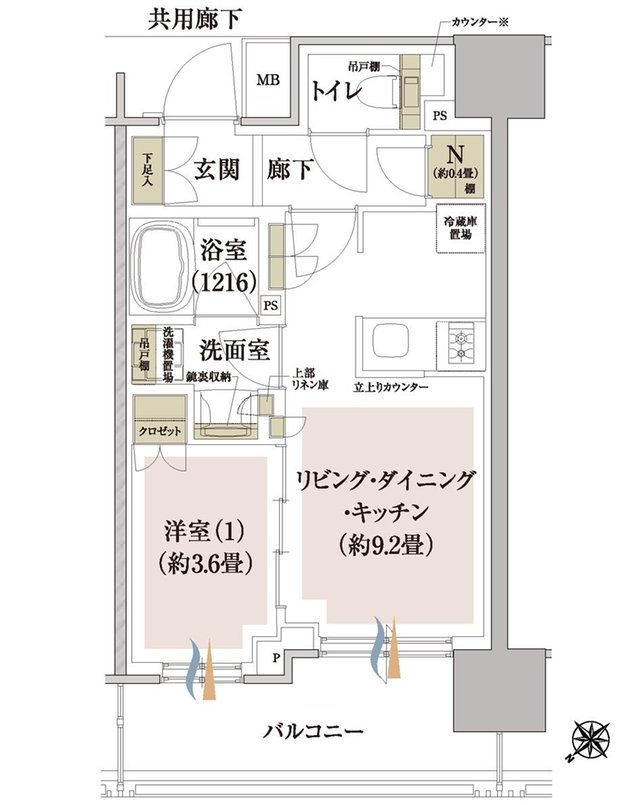Brillia(ブリリア)曳舟の室内の特徴画像