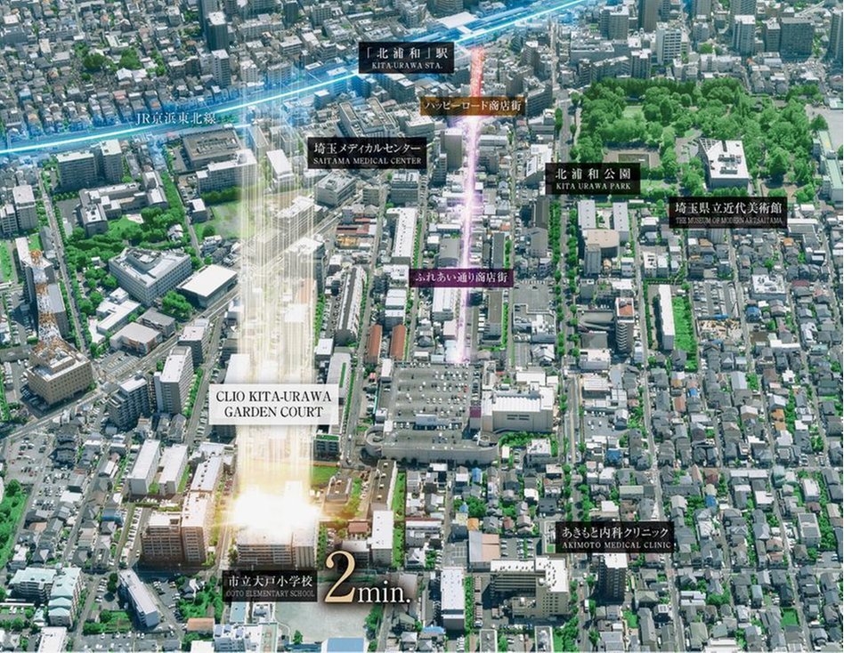 クリオ北浦和ガーデンコートの建物の特徴画像