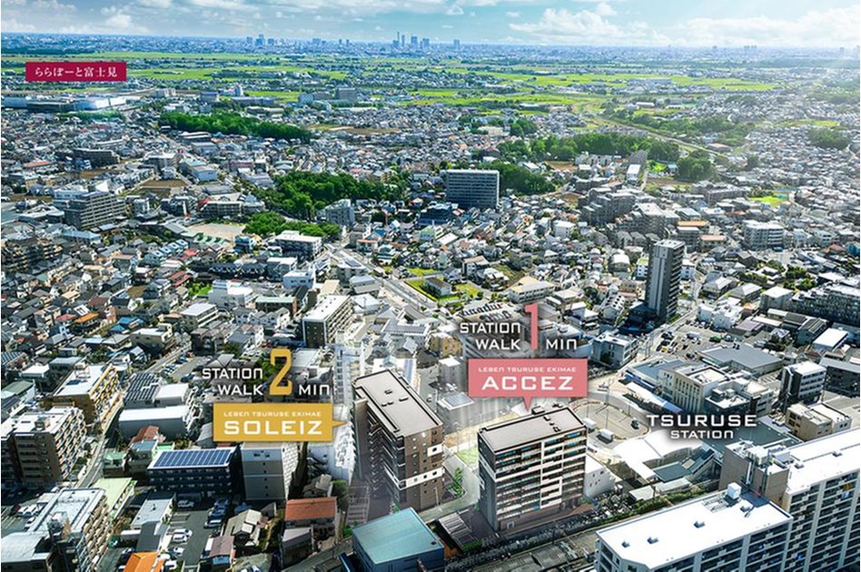 レーベン鶴瀬駅前 SOLEIZ／ACCEZの建物の特徴画像