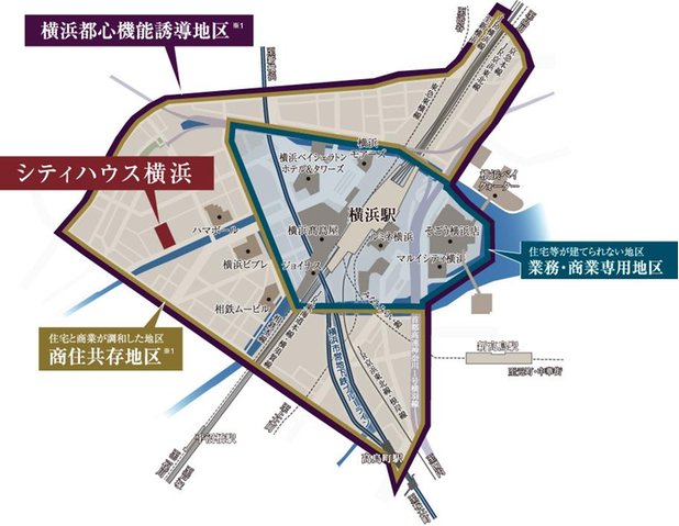 シティハウス横浜の周辺環境の特徴画像