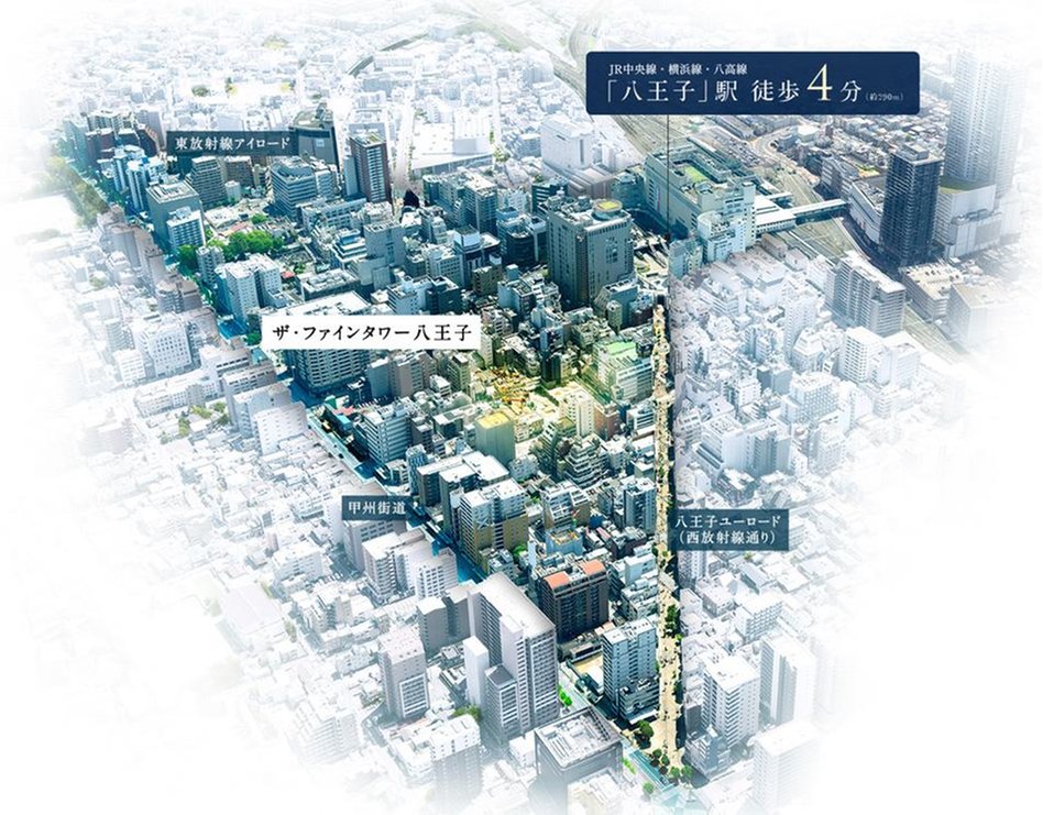 ザ・ファインタワー八王子の周辺環境の特徴画像