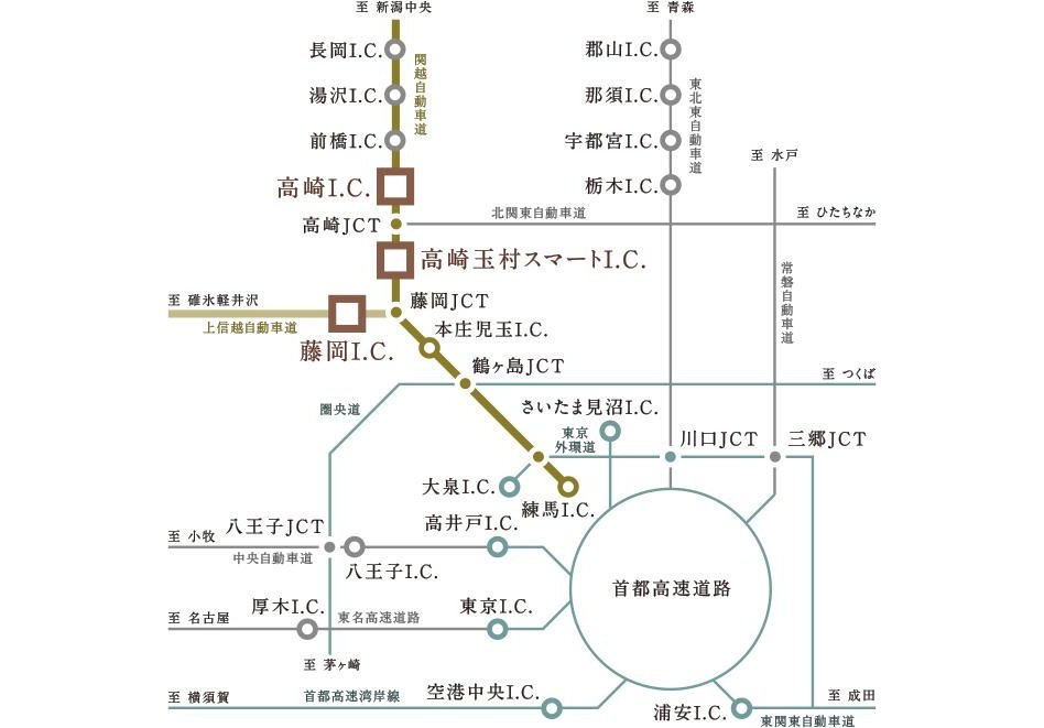 ファインレジデンス高崎鞘町の交通アクセス図