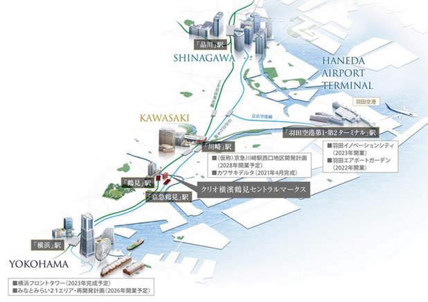 クリオ横濱鶴見セントラルマークスの周辺環境の特徴画像
