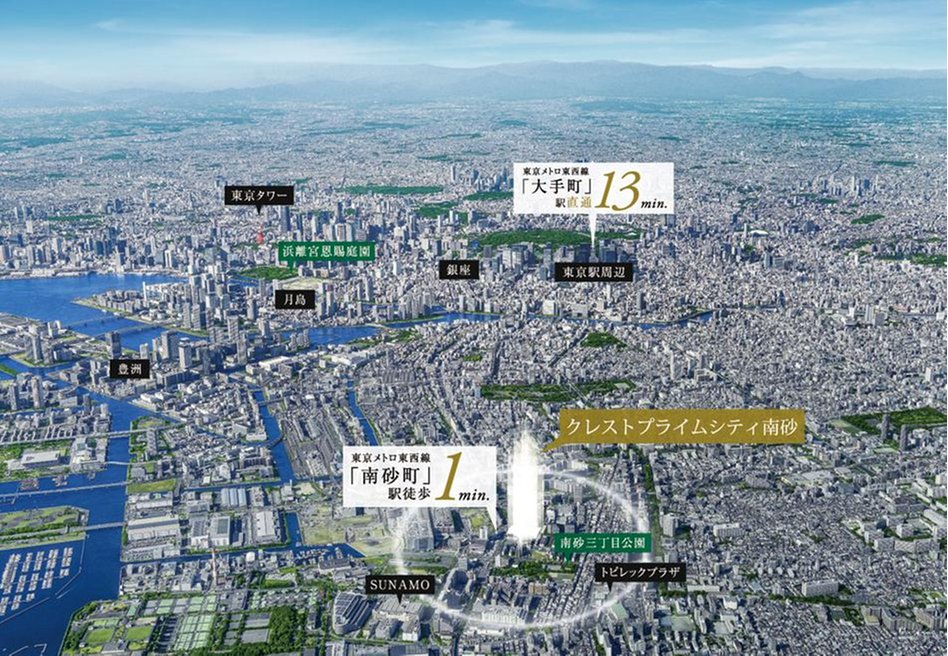 クレストプライムシティ南砂の建物の特徴画像