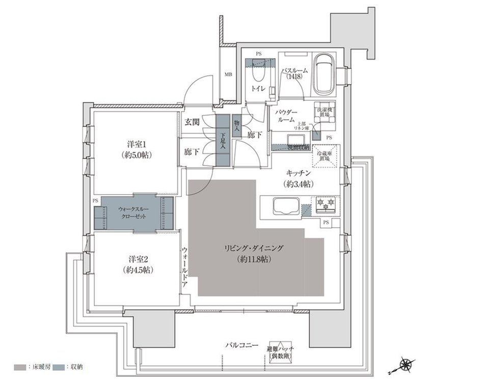 プレミスト立川の室内の特徴画像