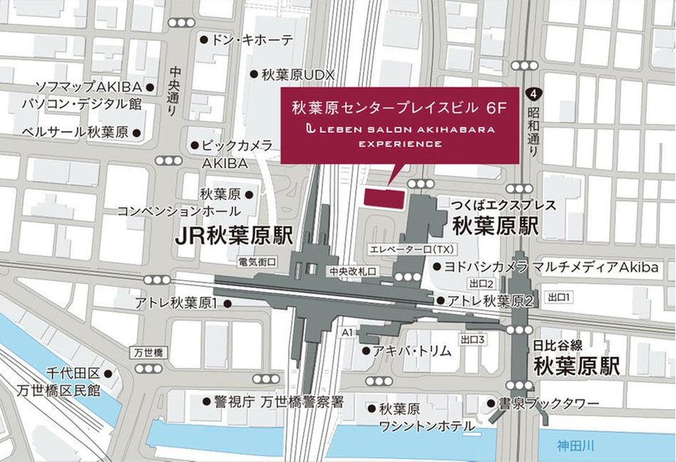 レーベン江戸川中央 CENTER PLACEの現地案内図