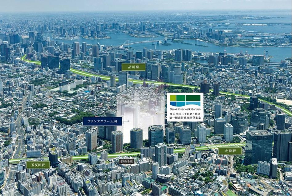 ブランズタワー大崎の立地・アクセス画像