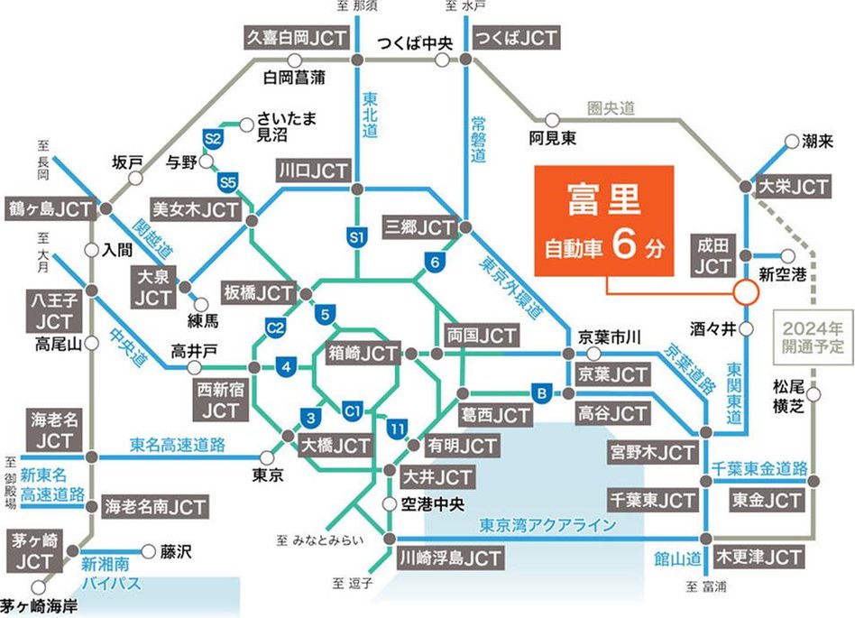 ハイムスイート成田NTの交通アクセス図