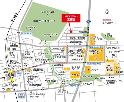 現地案内図