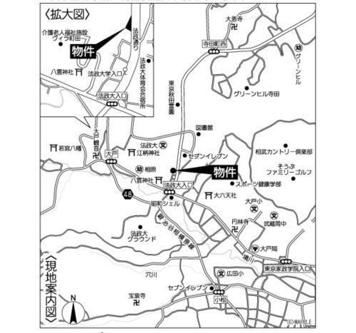 現地案内図