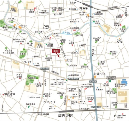 現地案内図