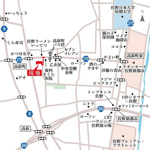 交通アクセス図