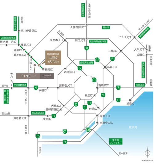 交通アクセス図