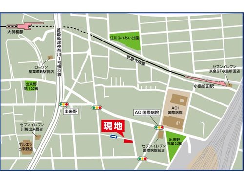 現地案内図