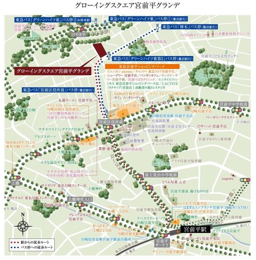 現地案内図