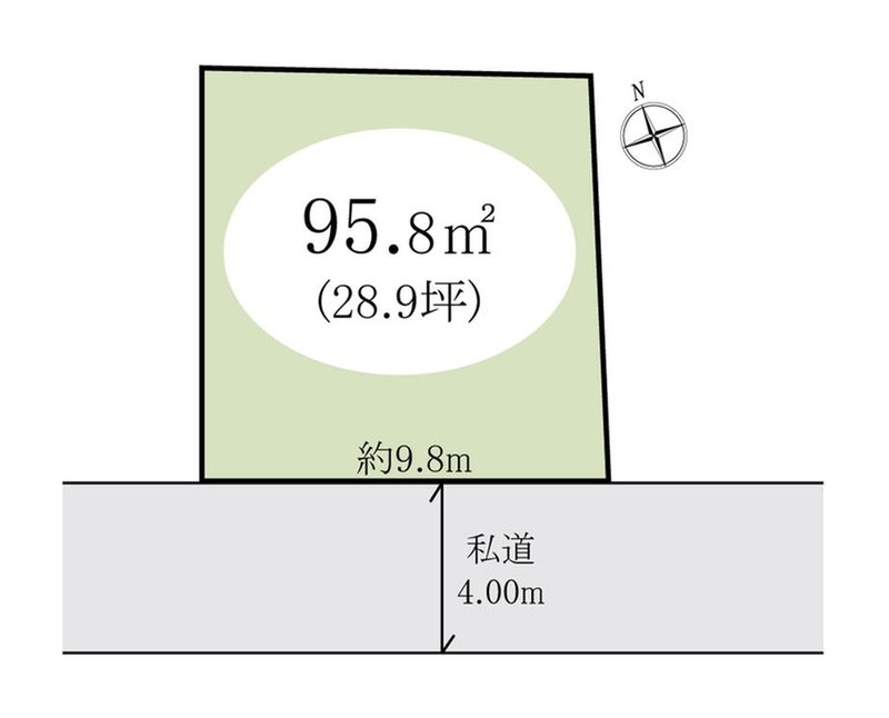 【積算86.3%】千葉県船橋市・馬込沢駅 徒歩17分の土地