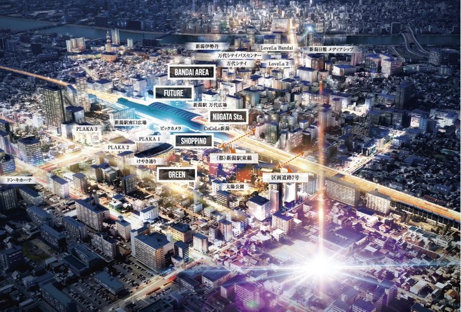 アルファステイツ新潟駅南口の建物の特徴画像