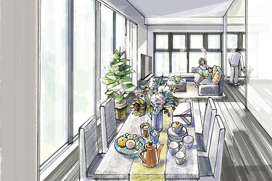 レーベン福井中央ARCGATEの取材レポート画像