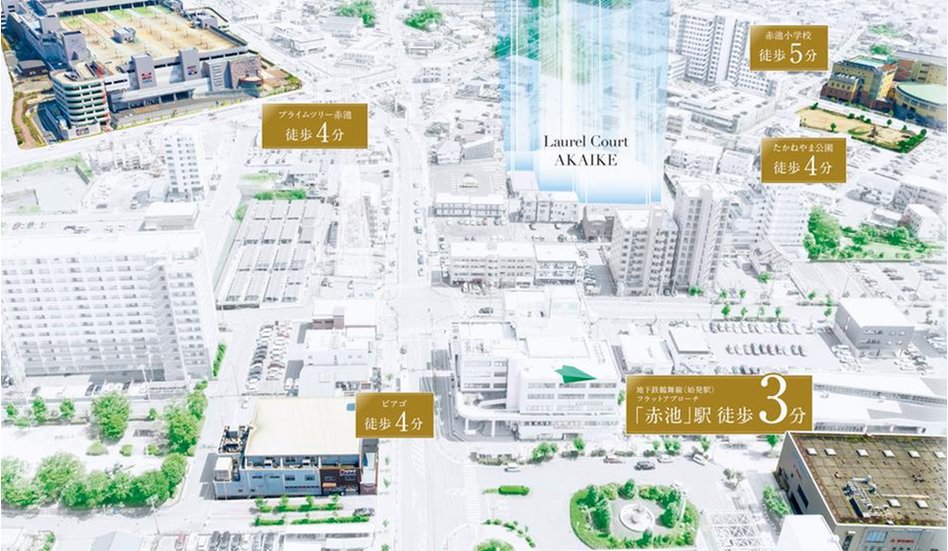 ローレルコート赤池の建物の特徴画像