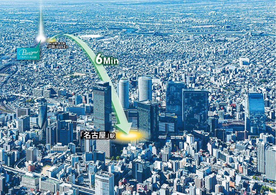 パルティール八田の建物の特徴画像