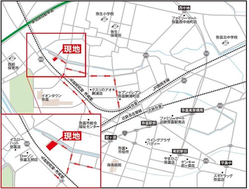 現地案内図