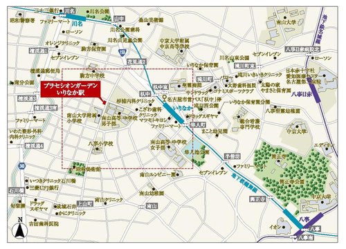 現地案内図