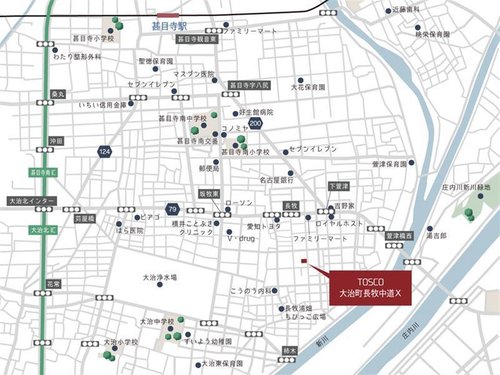 現地案内図