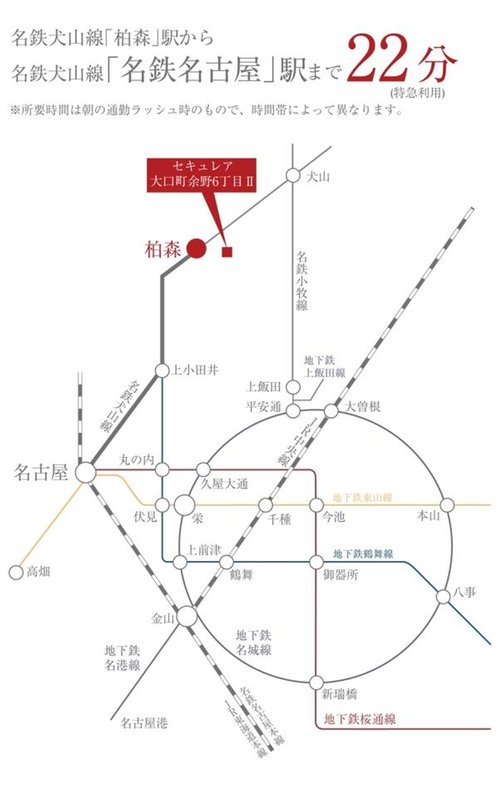 交通アクセス図